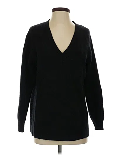 Pre-owned Babaton Cashmere Pullover Sweater In Black