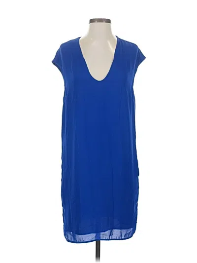 Pre-owned Babaton Casual Dress In Blue