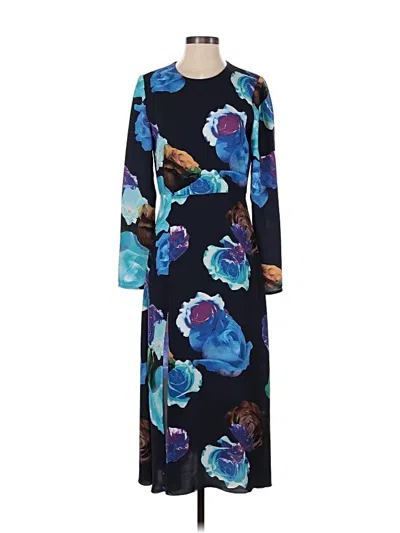 Pre-owned Babaton Casual Dress In Blue