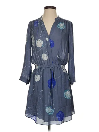 Pre-owned Babaton Casual Dress In Blue