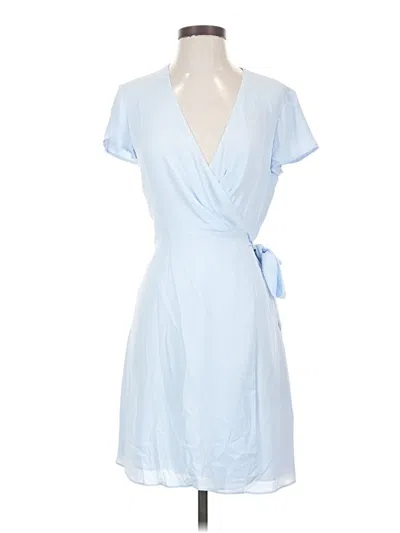Pre-owned Babaton Casual Dress In Blue