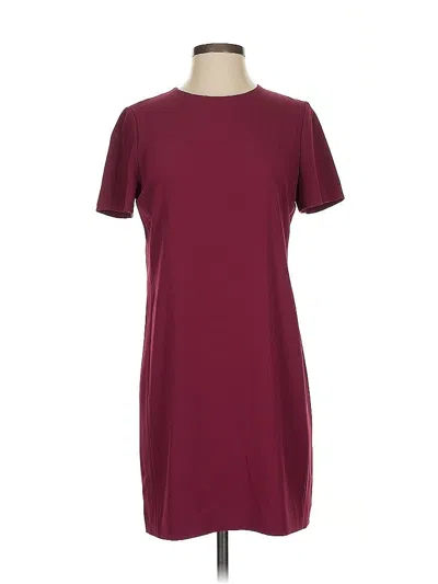 Pre-owned Babaton Casual Dress In Burgundy