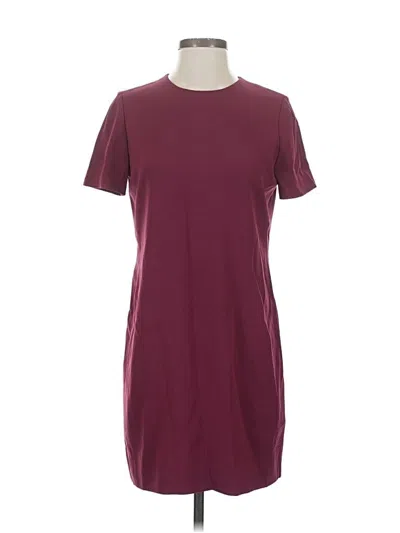 Pre-owned Babaton Casual Dress In Burgundy