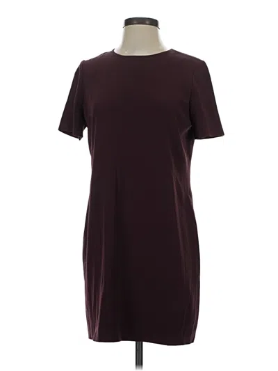 Pre-owned Babaton Casual Dress In Burgundy