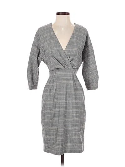 Pre-owned Babaton Casual Dress In Gray