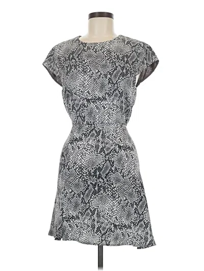 Pre-owned Babaton Casual Dress In Gray