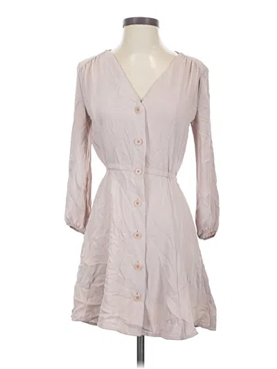 Pre-owned Babaton Casual Dress In Gray