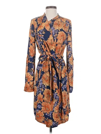 Pre-owned Babaton Casual Dress In Orange