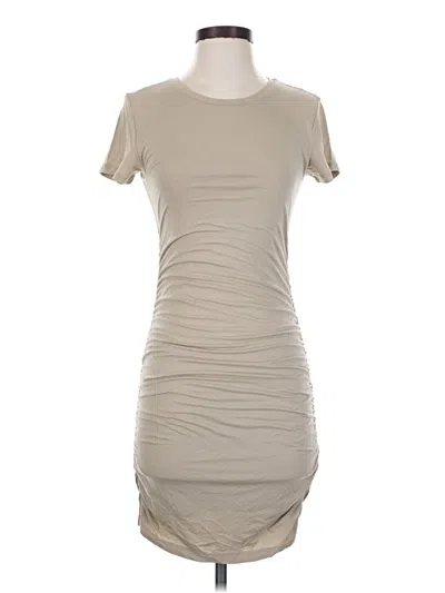 Pre-owned Babaton Casual Dress In Tan