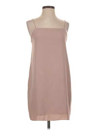 Pre-owned Babaton Casual Dress In Tan