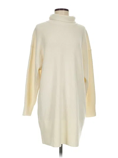 Pre-owned Babaton Casual Dress In White