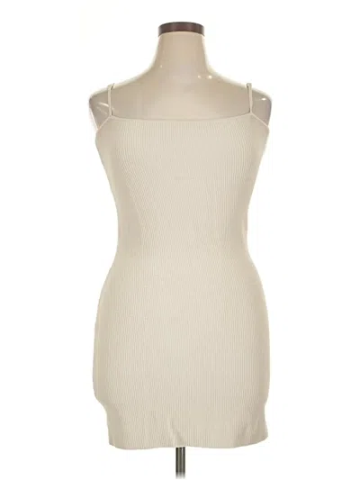 Pre-owned Babaton Casual Dress In White