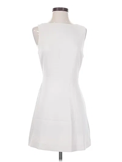 Pre-owned Babaton Casual Dress In White