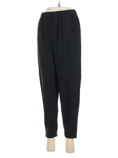 Pre-owned Babaton Casual Pants In Black