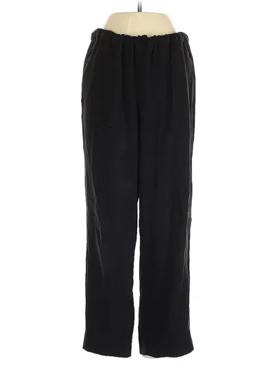 Pre-owned Babaton Casual Pants In Black