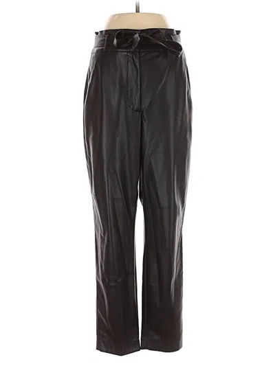 Pre-owned Babaton Casual Pants In Black