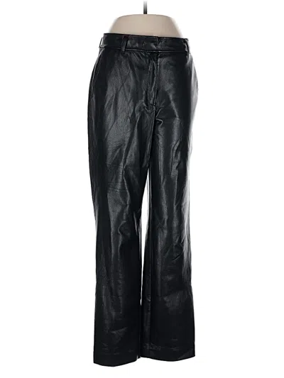 Pre-owned Babaton Casual Pants In Black