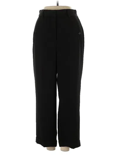 Pre-owned Babaton Casual Pants In Black