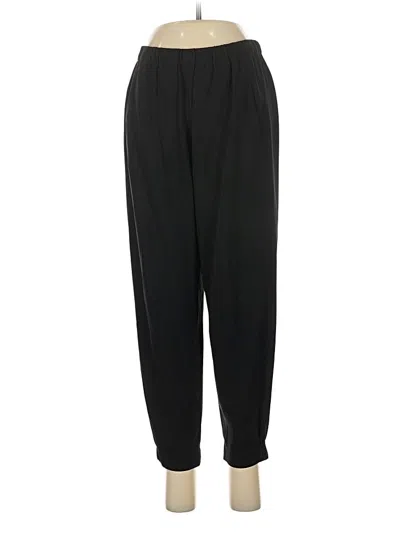 Pre-owned Babaton Casual Pants In Black