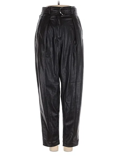 Pre-owned Babaton Casual Pants In Black