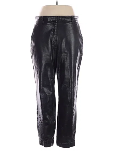 Pre-owned Babaton Casual Pants In Black
