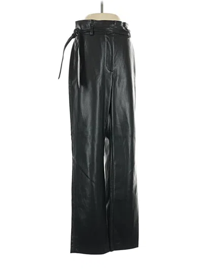 Pre-owned Babaton Casual Pants In Black