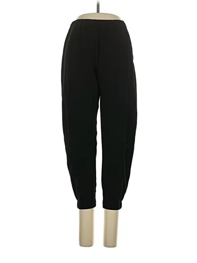 Pre-owned Babaton Casual Pants In Black