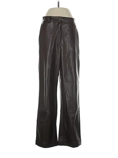Pre-owned Babaton Casual Pants In Black