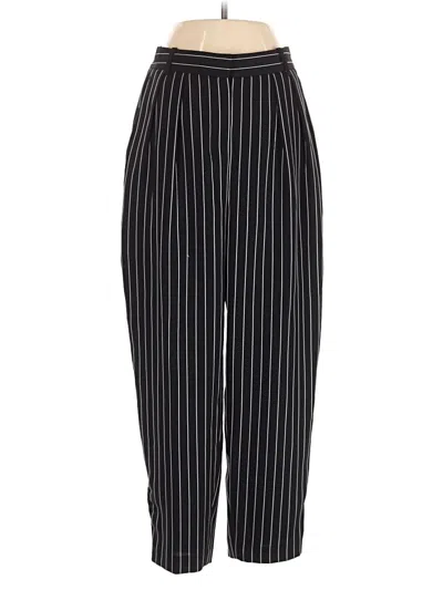 Pre-owned Babaton Casual Pants In Black