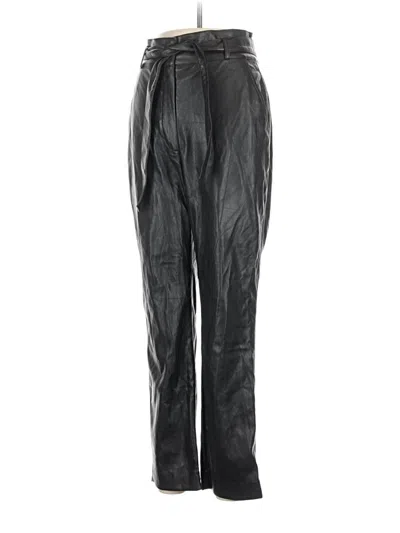 Pre-owned Babaton Casual Pants In Black