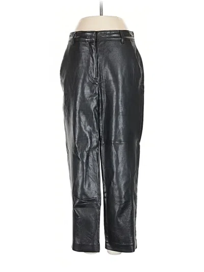 Pre-owned Babaton Casual Pants In Black