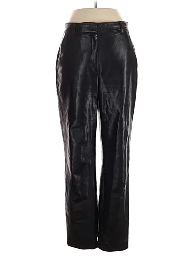 Pre-owned Babaton Casual Pants In Black