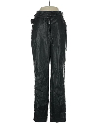 Pre-owned Babaton Casual Pants In Black
