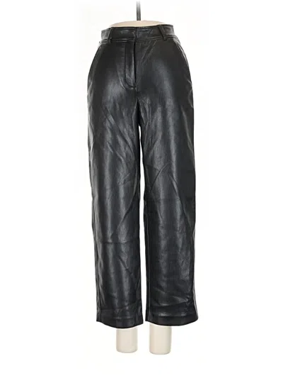 Pre-owned Babaton Casual Pants In Black