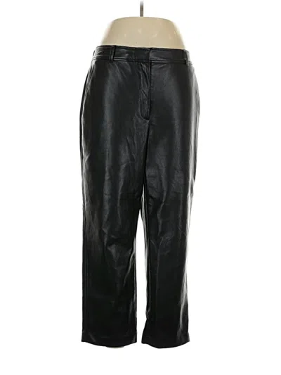 Pre-owned Babaton Casual Pants In Black