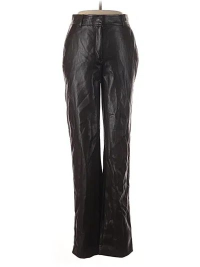 Pre-owned Babaton Casual Pants In Black