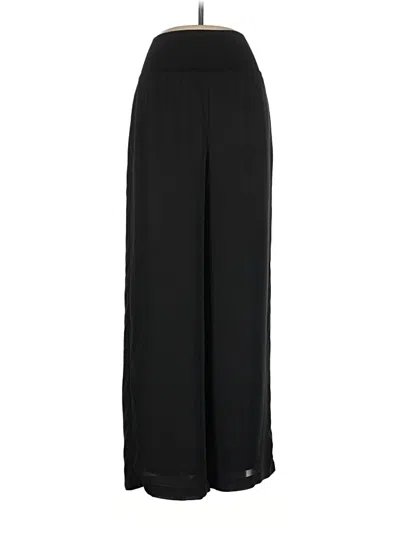 Pre-owned Babaton Casual Pants In Black