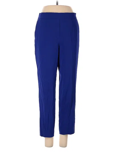 Pre-owned Babaton Casual Pants In Blue