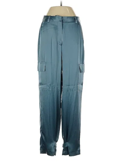 Pre-owned Babaton Casual Pants In Blue