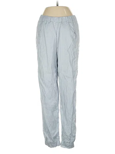 Pre-owned Babaton Casual Pants In Blue