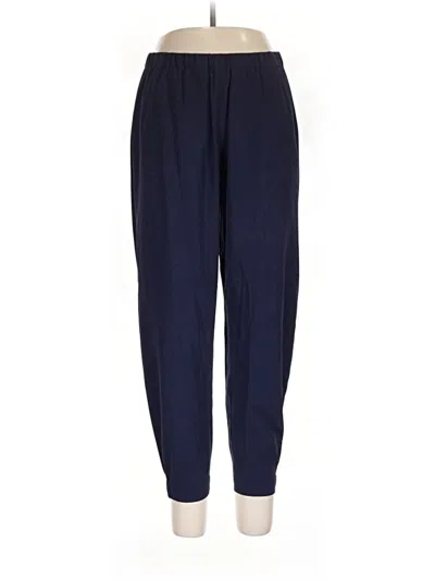 Pre-owned Babaton Casual Pants In Blue