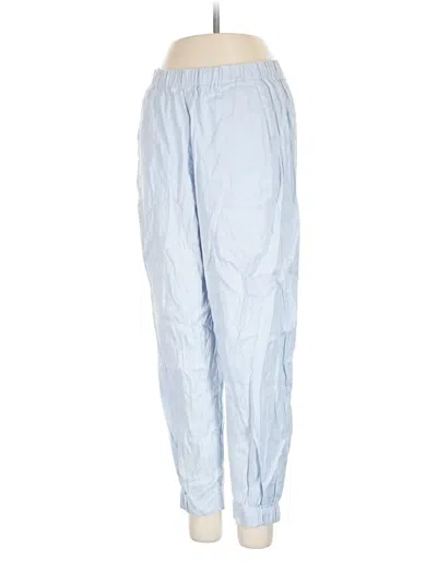 Pre-owned Babaton Casual Pants In Blue