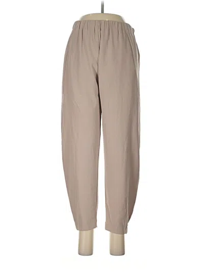Pre-owned Babaton Casual Pants In Brown