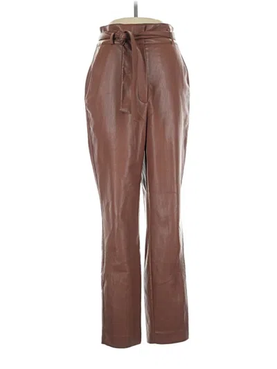 Pre-owned Babaton Casual Pants In Brown