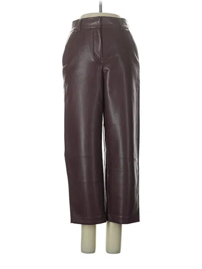 Pre-owned Babaton Casual Pants In Brown