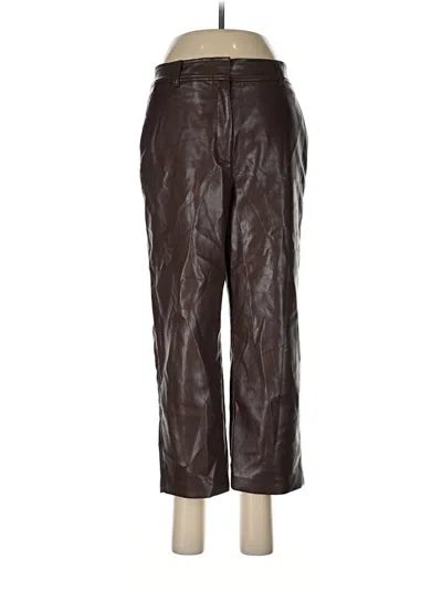 Pre-owned Babaton Casual Pants In Brown