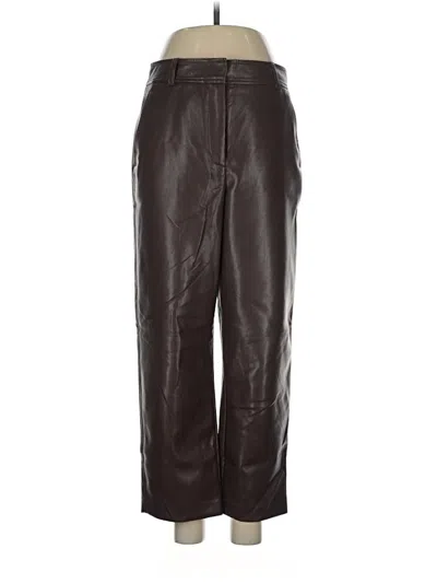 Pre-owned Babaton Casual Pants In Brown