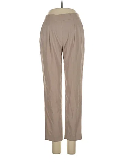 Pre-owned Babaton Casual Pants In Brown