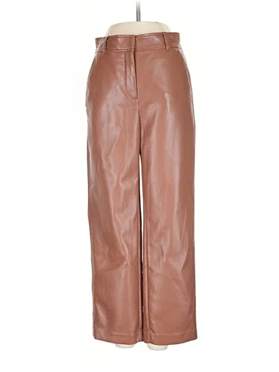 Pre-owned Babaton Casual Pants In Brown