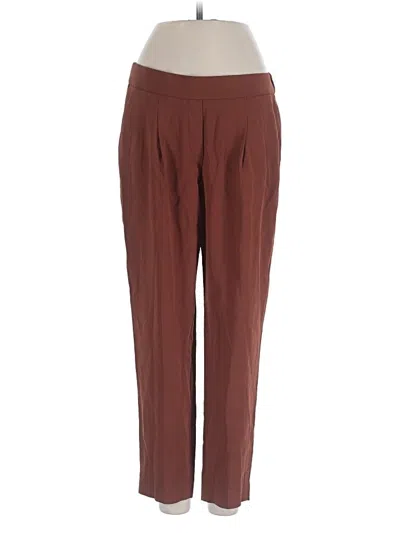 Pre-owned Babaton Casual Pants In Brown
